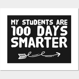 My students are 100 days smarter Posters and Art